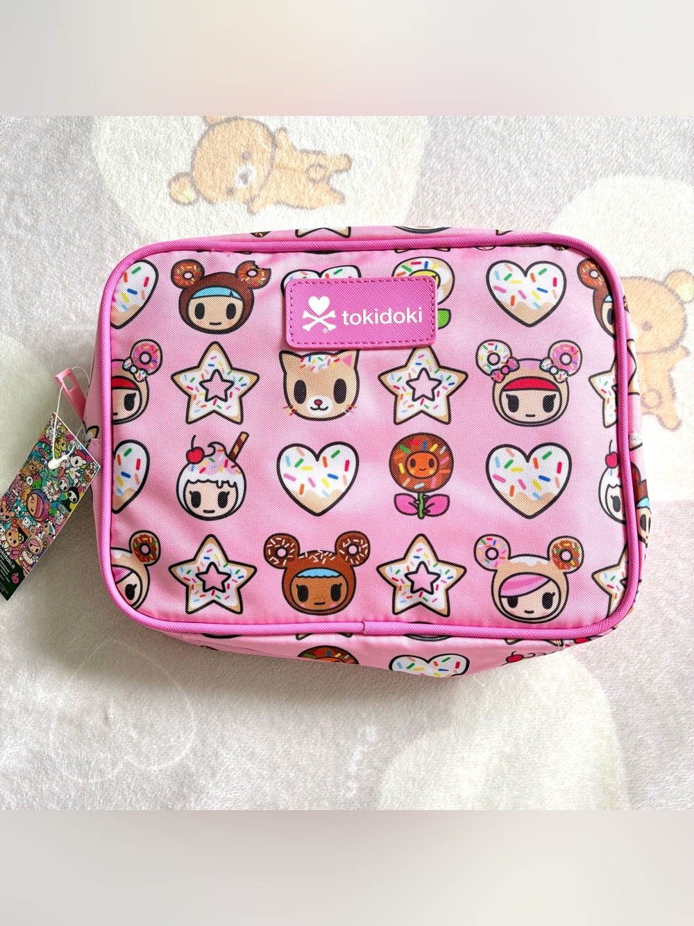 NEW Kawaii Tokidoki Pink Makeup Zip Pouch